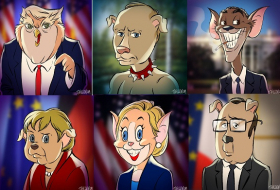Famous politics as Cartoon Animals - PHOTOS